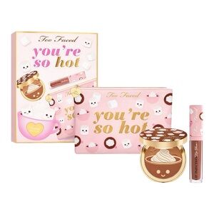 TOO FACED YOU’RE SO HOT-HOT COCOA BRONZER & LIP GLOSS SET - BNIB